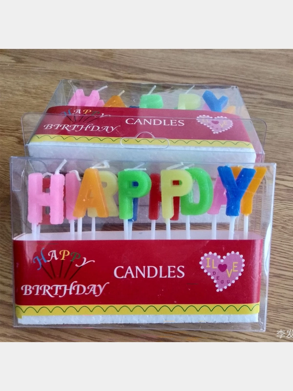 Свечи для торта "Happy birthday"