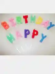 Свечи для торта "Happy birthday"