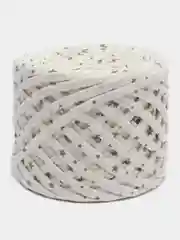 Серый меланж пряжа Трикотажная Biskvit 100% Хлопок 330г 100м ( Бисквит Часть 1 )