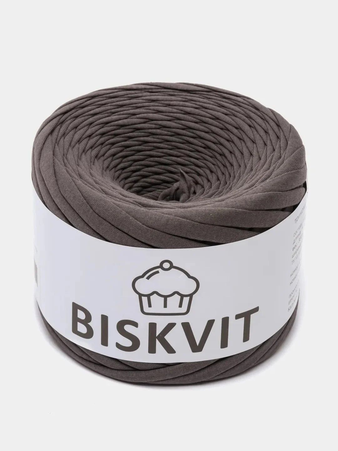 Угольный пряжа Трикотажная Biskvit 100% Хлопок 330г 100м ( Бисквит Часть 1 )