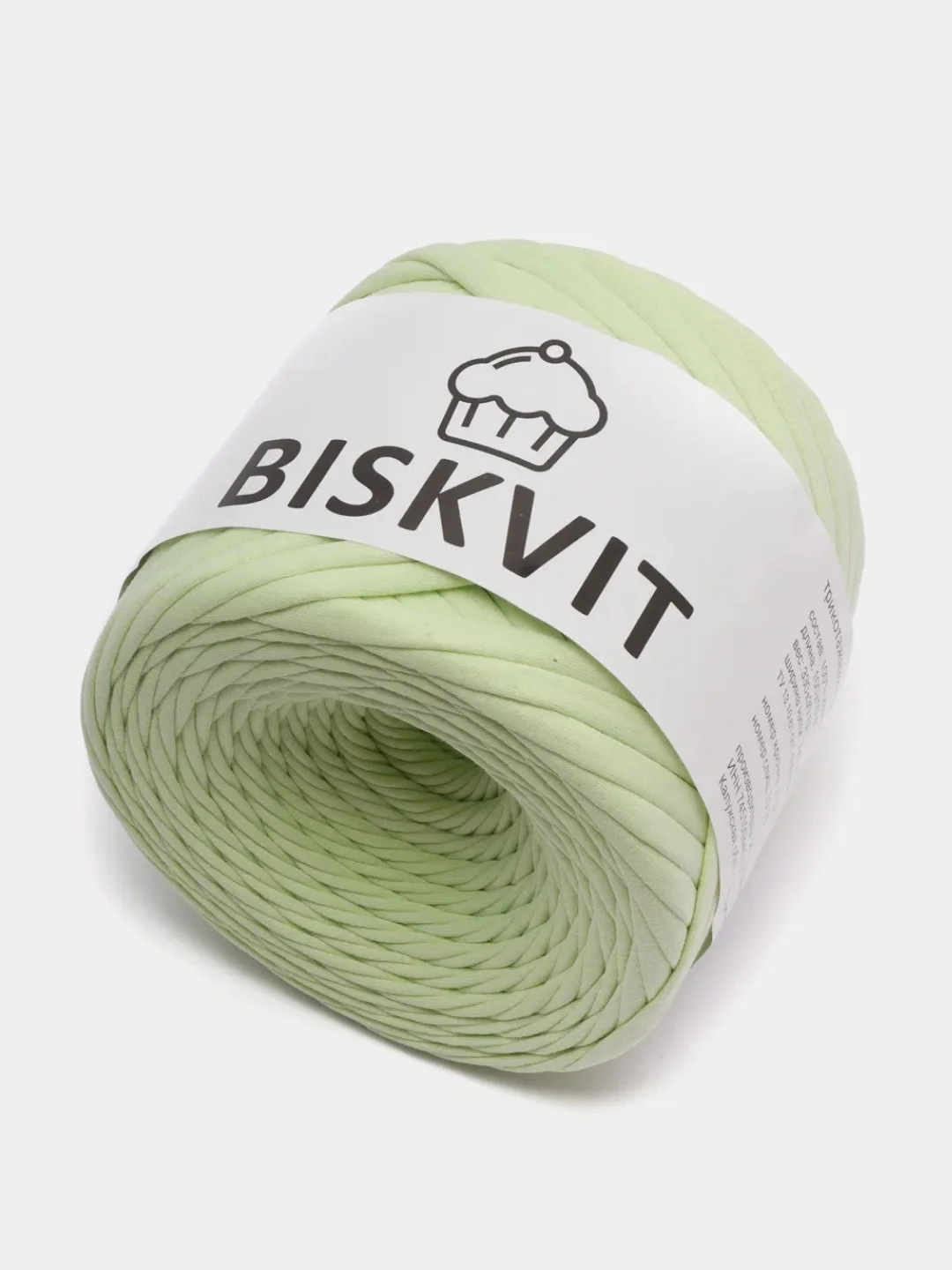 Лайм пряжа Трикотажная Biskvit 100% Хлопок 330г 100м ( Бисквит Часть 1 )
