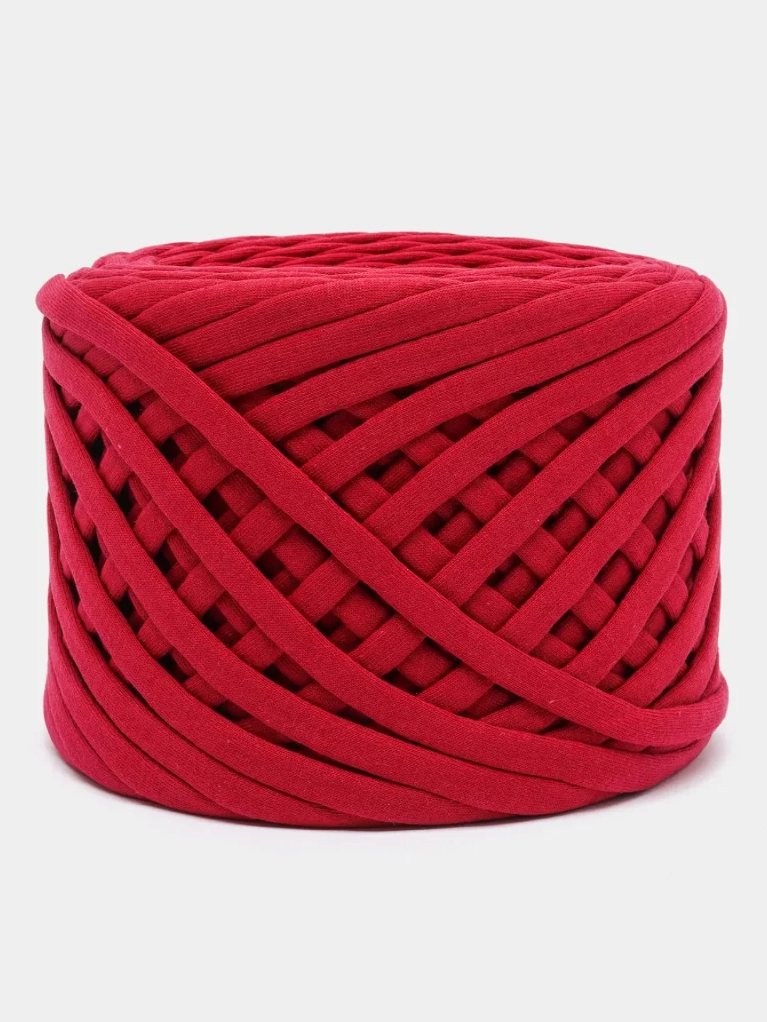 Фуксия пряжа Трикотажная Biskvit 100% Хлопок 330г 100м ( Бисквит Часть 1 )