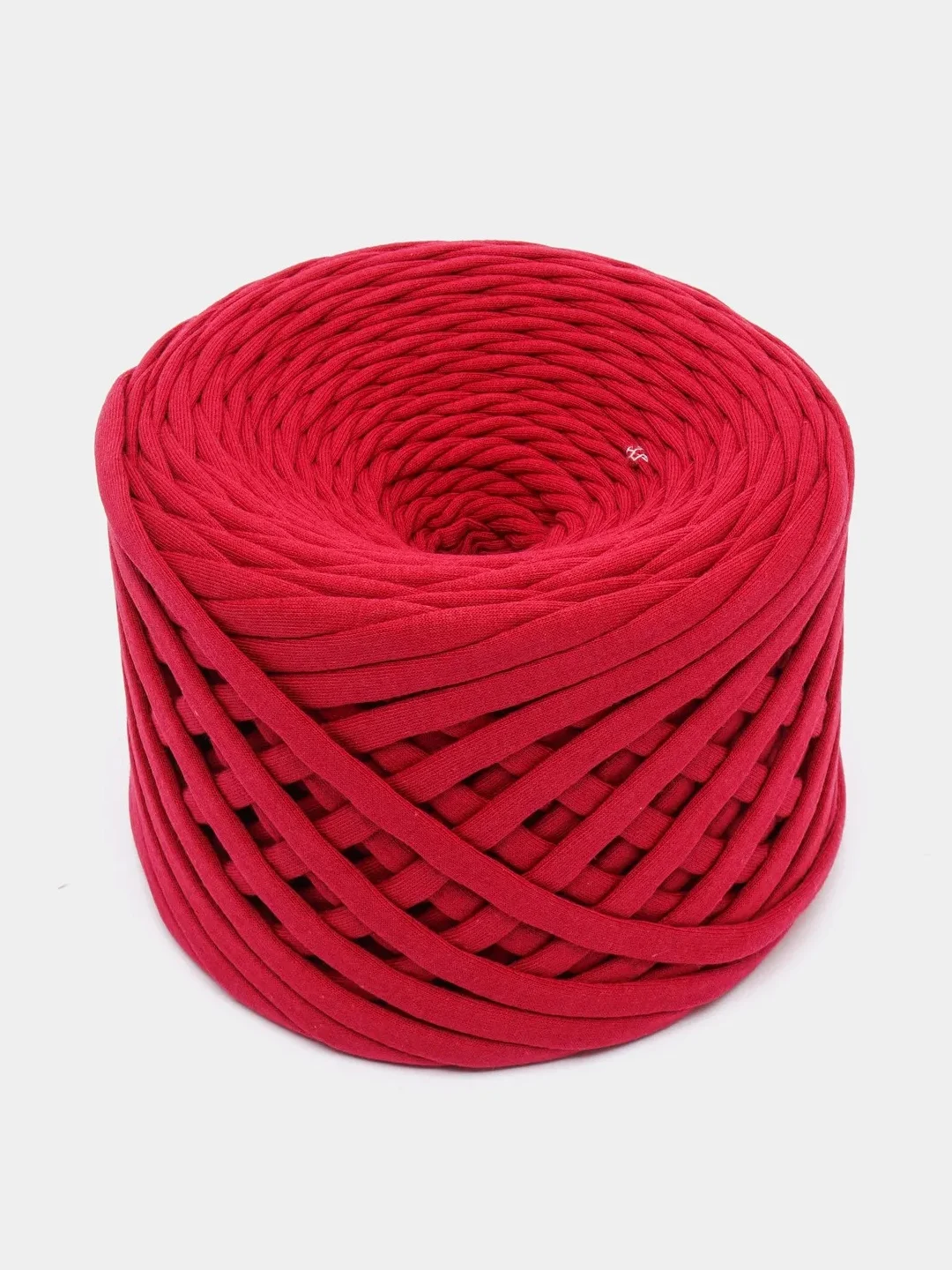 Фуксия пряжа Трикотажная Biskvit 100% Хлопок 330г 100м ( Бисквит Часть 1 )