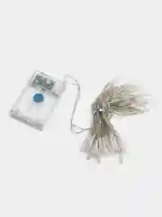 Гирлянда-нить, 4 м, IP20, прозрачный провод, 40 LED, свечение синее, 2 режима, AAх3