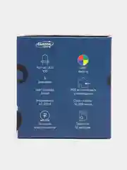 Гирлянда нить 10 м, IP20, белая, 100 LED, свечение мульти, 8 режимов, 220 В