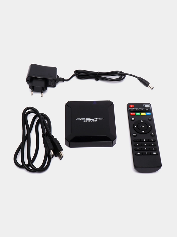 Медиа плеер ORBITA OT-DVB31, Cortex A53, Android 10,0, 1/2 Гб, Flash 8/16 ГБ, Wi-Fi