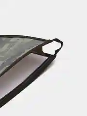 Зелёный хаки папка для тетрадей на молнии