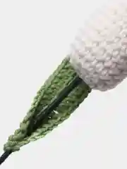 Белый тюльпаны ручной работы