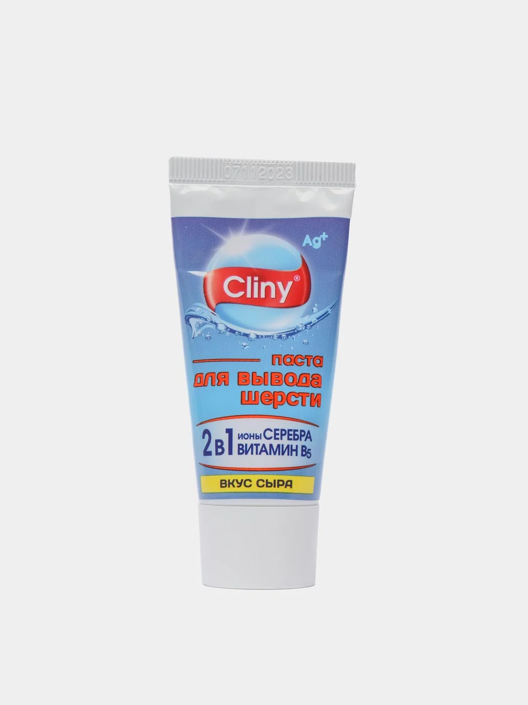 Паста для вывода шерсти Cliny для кошек, со вкусом сыра