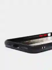Черный чехол для iPhone X/XS с блестками, силиконовый