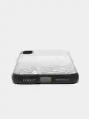 Черный чехол для iPhone X/XS с блестками, силиконовый