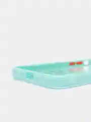 Бирюзовый чехол для iPhone X/XS с блестками, силиконовый