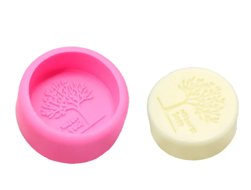 Розовый молд-форма для мыла "Natural soap"