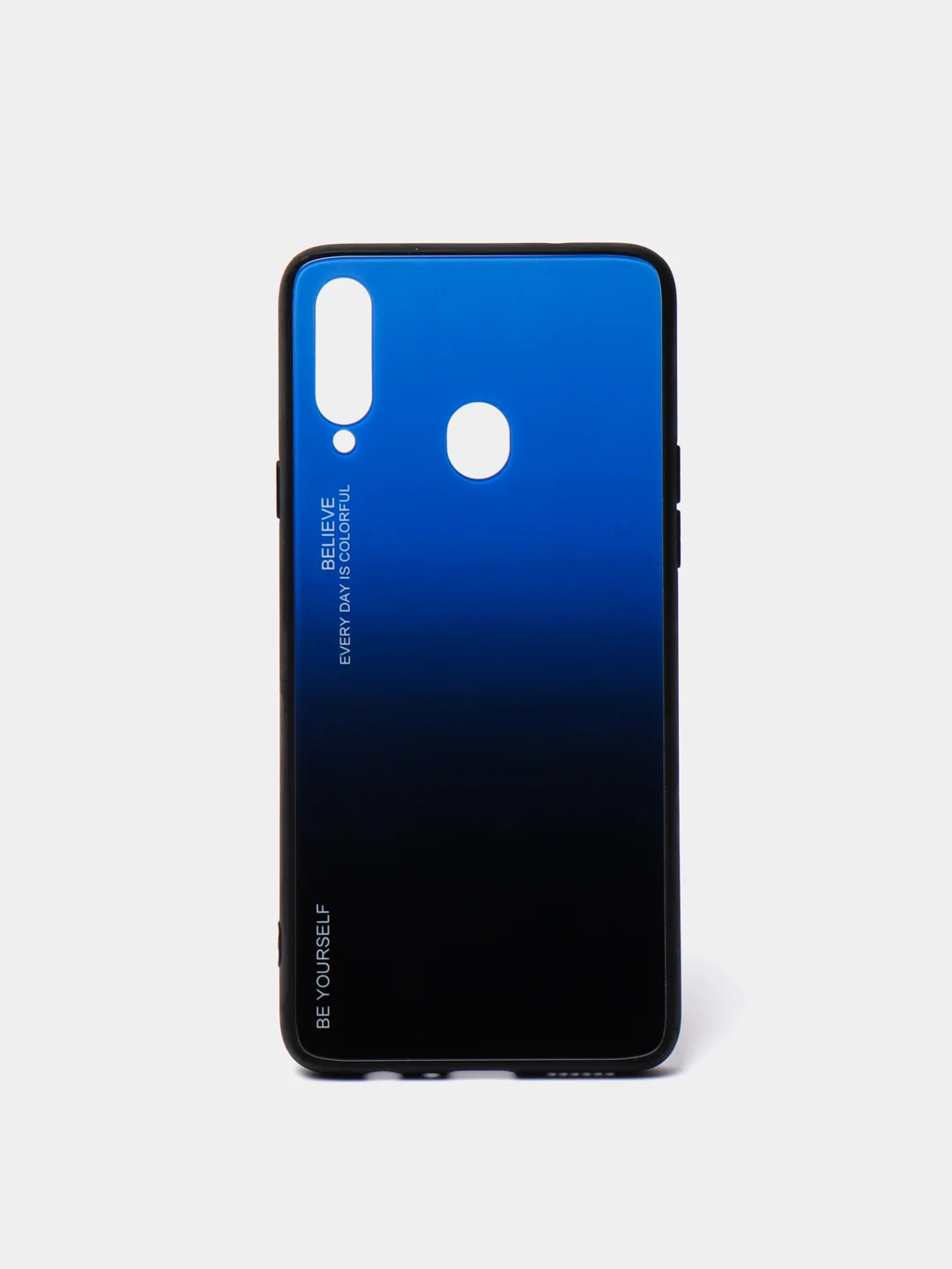 Синий чехол Samsung A01, A10, A20S, A20/A30, A40, A50, A51, A70, A71, A7 2018, A8 2018 градиент