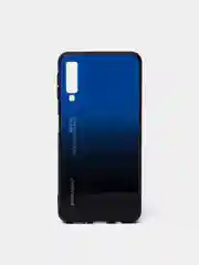 Синий чехол Samsung A01, A10, A20S, A20/A30, A40, A50, A51, A70, A71, A7 2018, A8 2018 градиент
