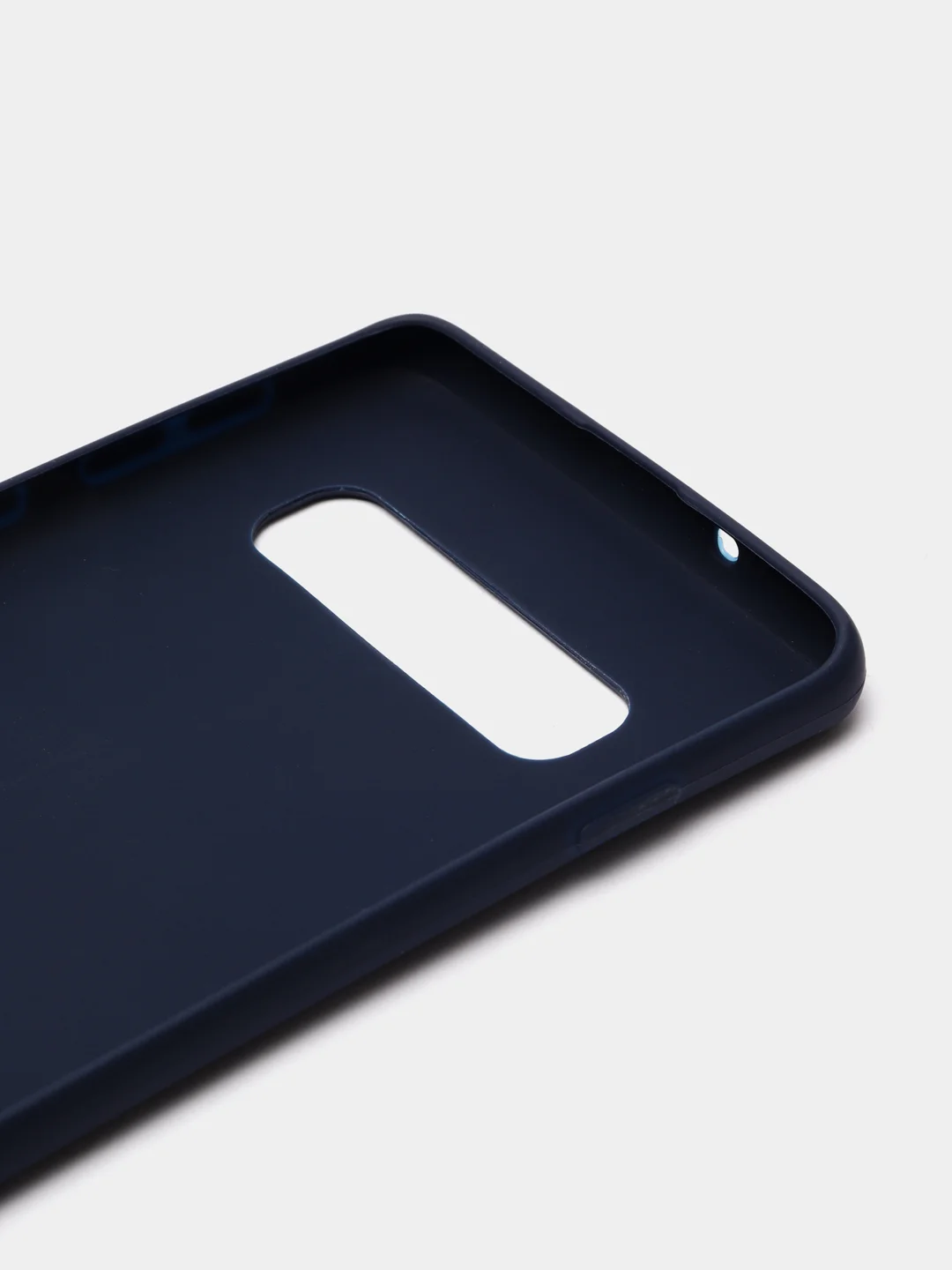 Темно-синий силиконовый чехол Samsung Galaxy S6 edge S7 S8 Plus S9 S10 S10E S20 A51 A71 S20FE A52 A72
