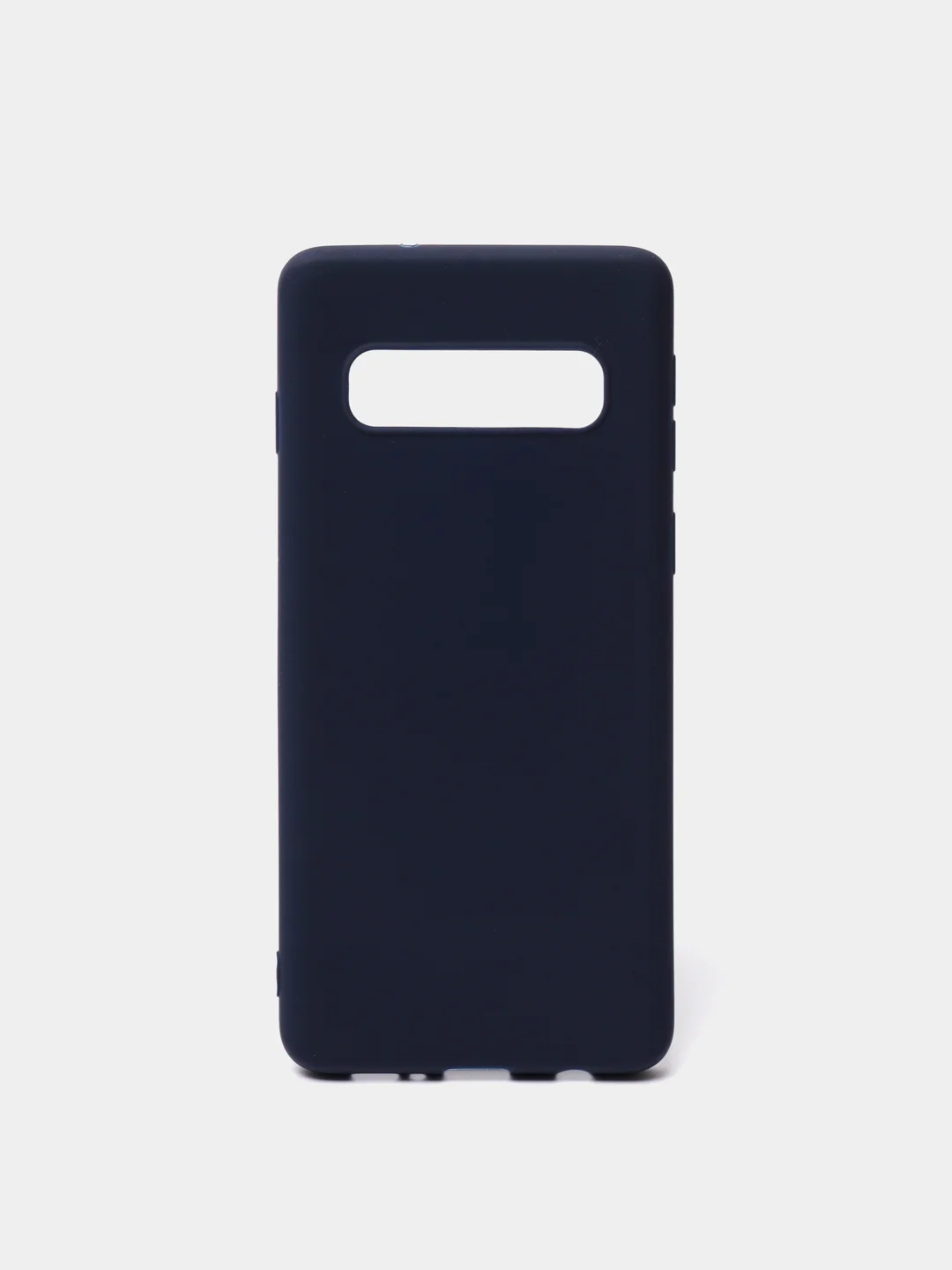 Темно-синий силиконовый чехол Samsung Galaxy S6 edge S7 S8 Plus S9 S10 S10E S20 A51 A71 S20FE A52 A72