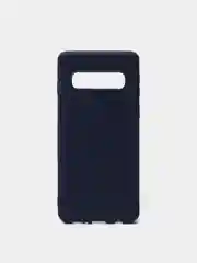 Темно-синий силиконовый чехол Samsung Galaxy S6 edge S7 S8 Plus S9 S10 S10E S20 A51 A71 S20FE A52 A72