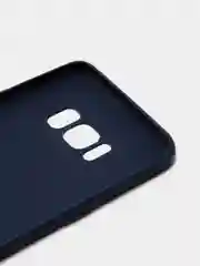 Темно-синий силиконовый чехол Samsung Galaxy S6 edge S7 S8 Plus S9 S10 S10E S20 A51 A71 S20FE A52 A72