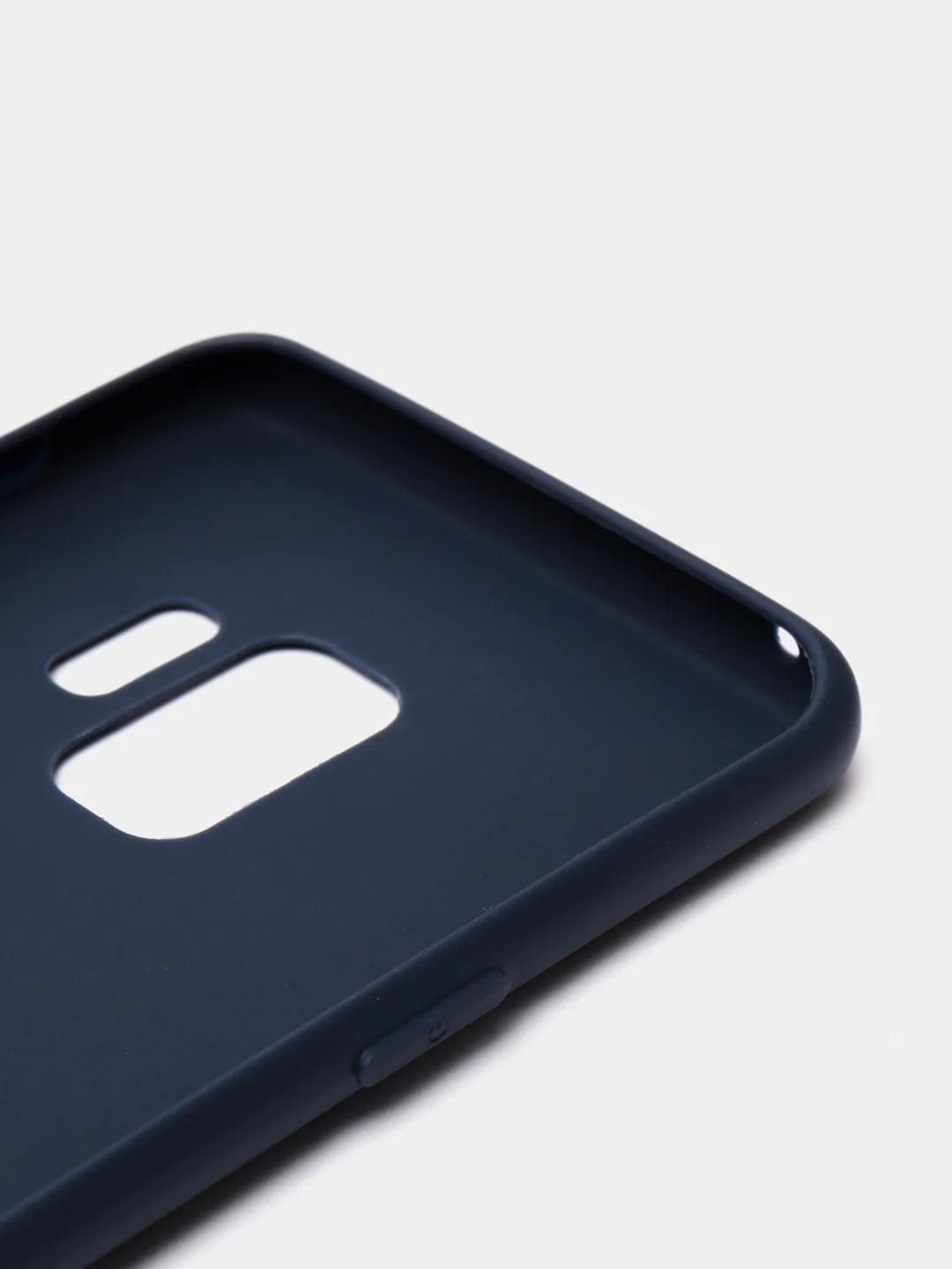 Темно-синий силиконовый чехол Samsung Galaxy S6 edge S7 S8 Plus S9 S10 S10E S20 A51 A71 S20FE A52 A72