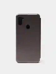 Серый samsung A01, A10, A11, A20, A30, A21S, A41, A50, A51, А52,A71, M21, M31, M31S чехол-книжка