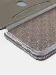 Серый samsung A01, A10, A11, A20, A30, A21S, A41, A50, A51, А52,A71, M21, M31, M31S чехол-книжка