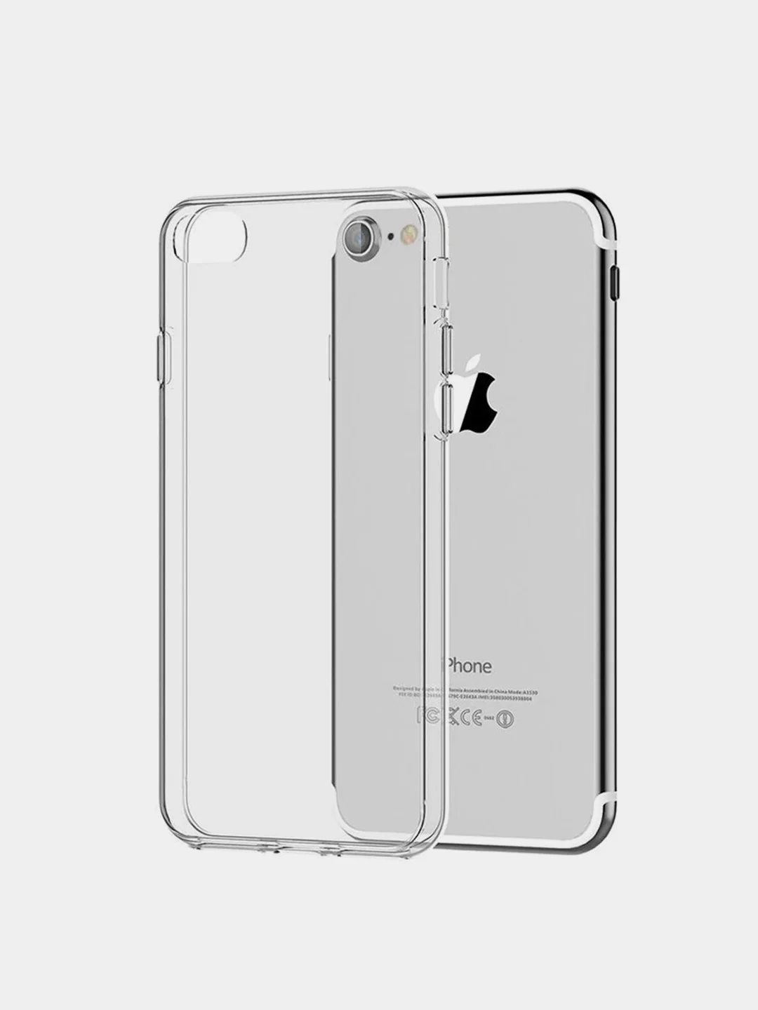 Прозрачный чехол Silicone Case ( Чехол силиконовый ) для iPhone 7/ iPhone 7 plus