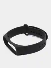 Черный ремешок для Xiaomi Mi Band 3 и Mi Band 4, силиконовый