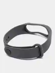 Угольный ремешок для Xiaomi Mi Band 3 и Mi Band 4, силиконовый