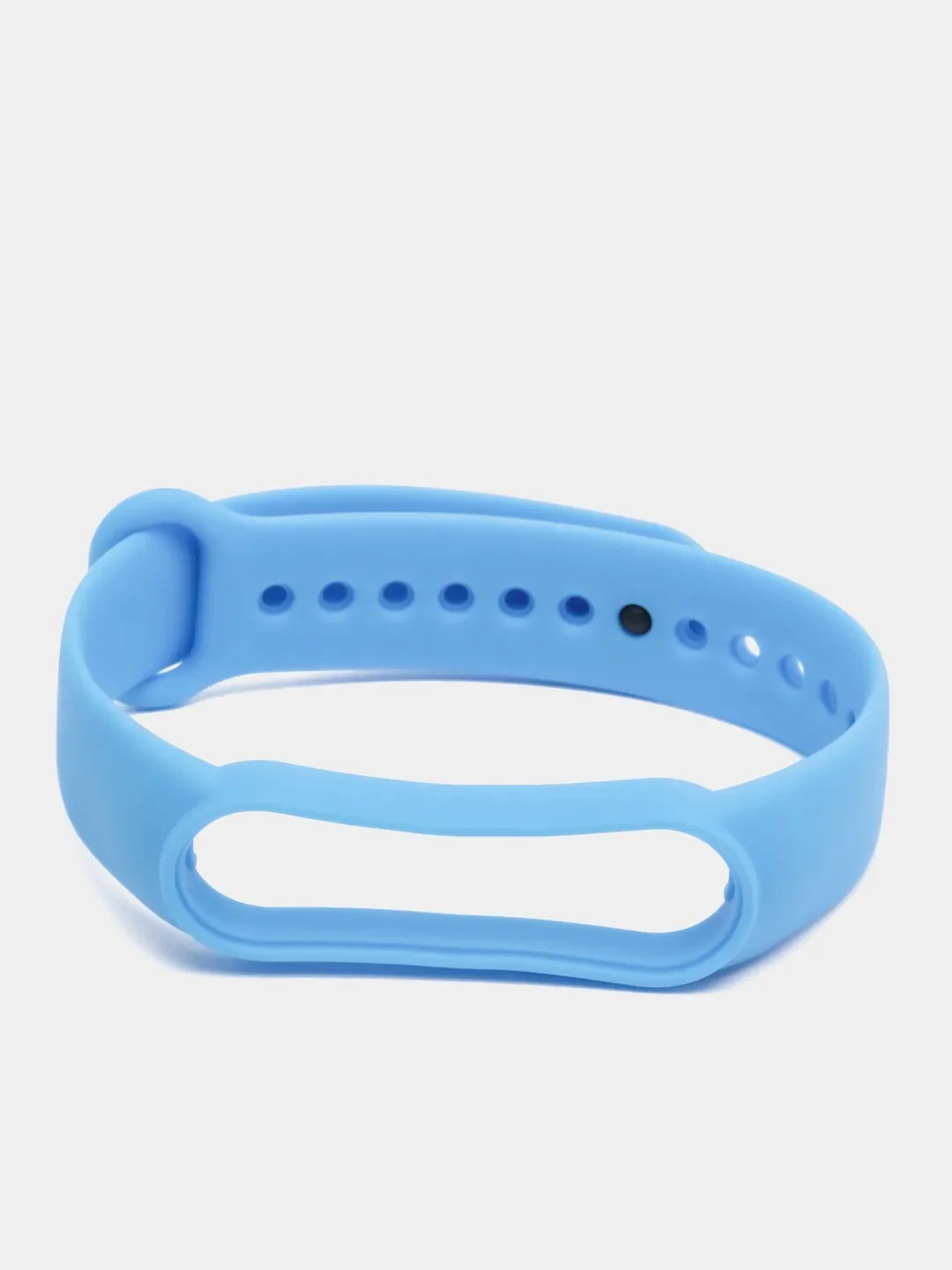 Голубой ремешок для Xiaomi Mi Band 3 и Mi Band 4, силиконовый