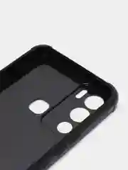 Синий меланж чехол для Infinix HOT 12I с рисунками и с защитой камеры