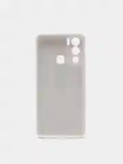 Белый чехол для Infinix HOT 12I с рисунками и с защитой камеры