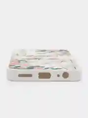 Бежевый чехол для Infinix HOT 12I с рисунками и с защитой камеры