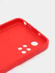 Красный чехол с защитой камеры Xiaomi POCO M4 PRO 4G 2022 / POCO M4 PRO