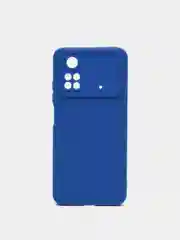 Бирюзовый чехол с защитой камеры Xiaomi POCO M4 PRO 4G 2022 / POCO M4 PRO