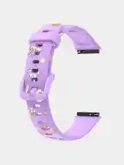 Фиолетовый ремешок для Huawei / Honor band 7 силиконовый, с принтом Найк, камуфляж
