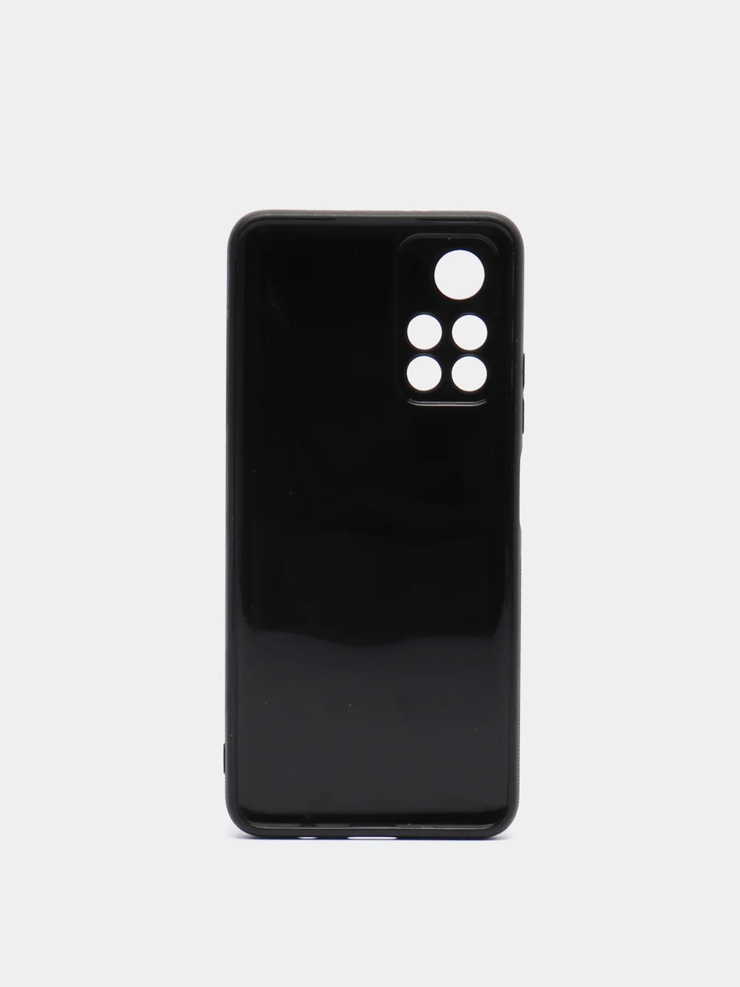 Черный чехол карбон с защитой камеры на Xiaomi Poco M4 PRO 5G