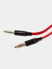 Красный инвертор Переходник Адаптер Mini Jack 3.5 "мама"(микрофон и наушники) на 2xMini Jack 3.5