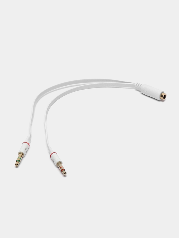 Инвертор Переходник Адаптер Mini Jack 3.5 "мама"(микрофон и наушники) на 2xMini Jack 3.5