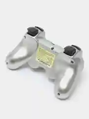 Серебряный беспроводной геймпад для PS3