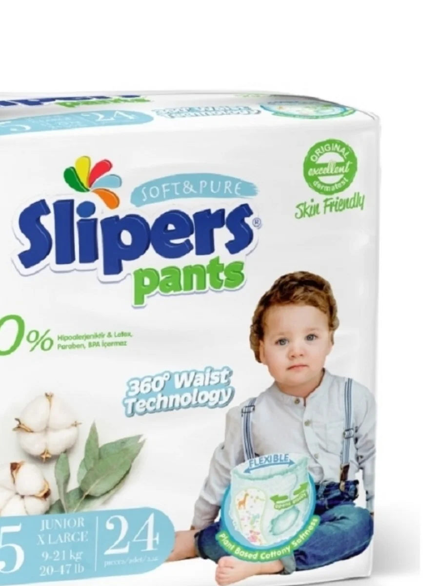 Подгузники-трусики Slipers, XL, 11-15+ кг, 24 штуки