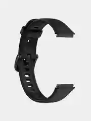 Черный ремешок для Huawei / Honor band 7 силиконовый для смарт часов  хонор банд
