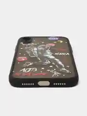 Белый чехол с принтом "NASA" для iPhone 7 / 8 / SE / XR / 11 / 12 / 12 Pro