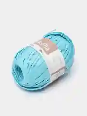 Бирюзовый пряжа для вязания Raffia / пряжа "Рафия" 4 мотка
