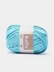 Бирюзовый пряжа для вязания Raffia / пряжа "Рафия" 4 мотка