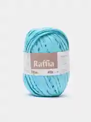 Бирюзовый пряжа для вязания Raffia / пряжа "Рафия" 4 мотка