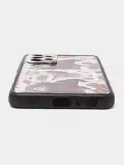 Тёмно-бордовый чехол с рисунком на Samsung Galaxy A52 (Самсунг Галакси А52)