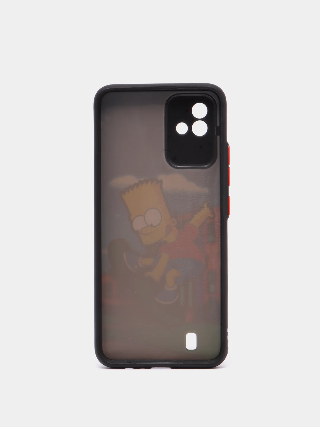 Голубой чехол с рисунком на Realme C11 2021 и Realme C20 (Реалми С11 2021 и Реалми С20)