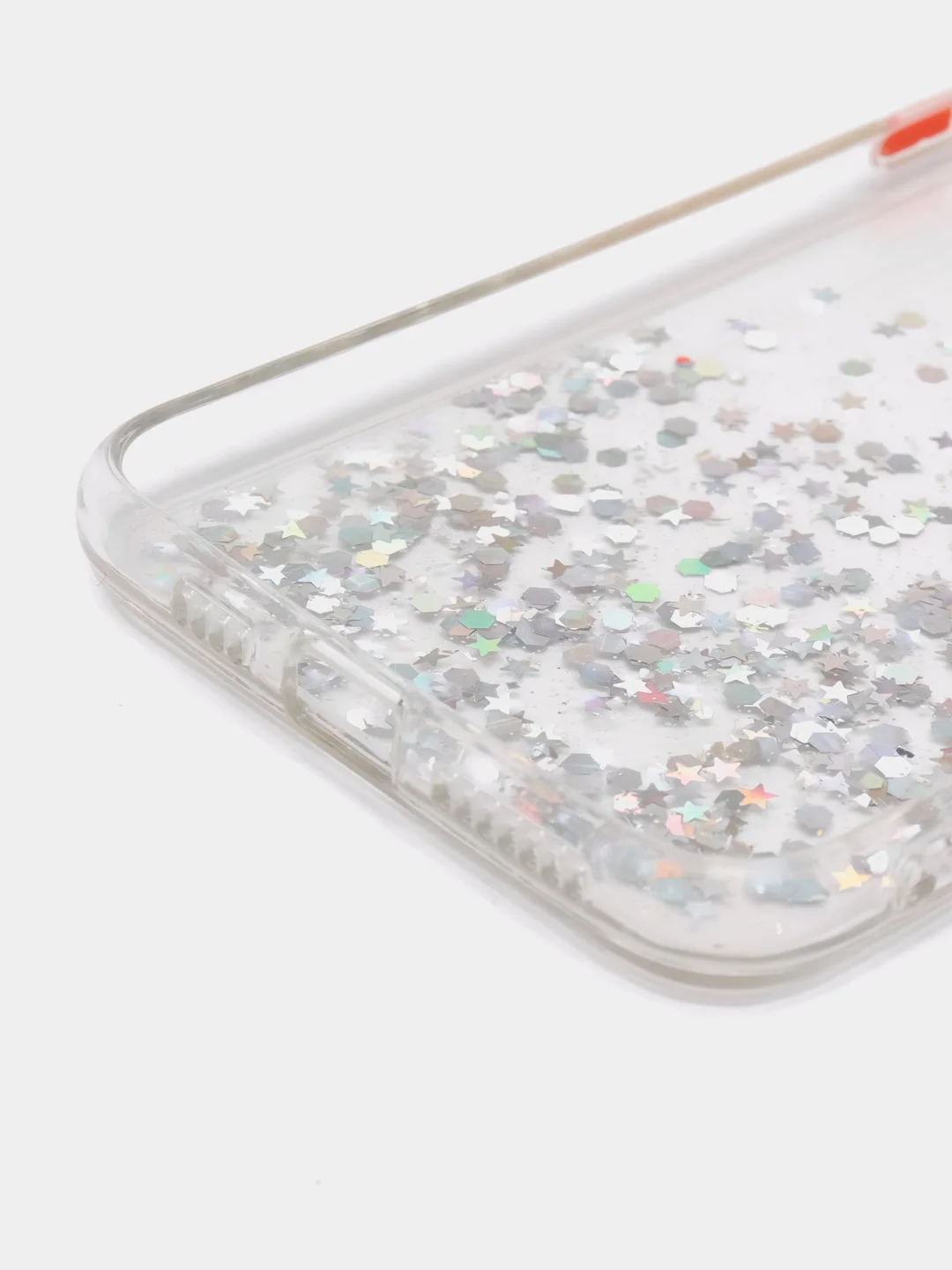Прозрачный чехол для Iphone 11 Pro Max с блестками силиконовый