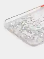 Прозрачный чехол для Iphone 11 Pro Max с блестками силиконовый